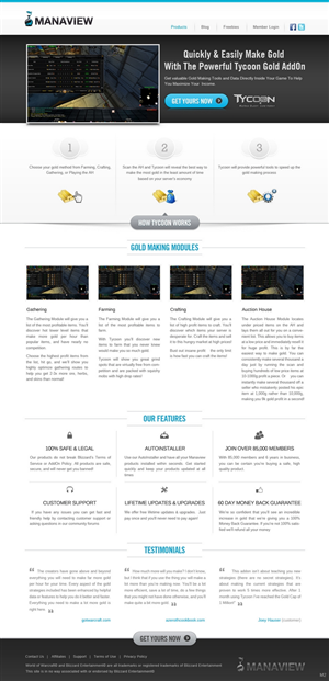 Landing Page-Design von pb für Manaview | Design: #1440519