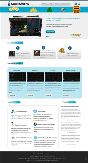 Landing Page Design by pb for Manaview | Design: #1445902
