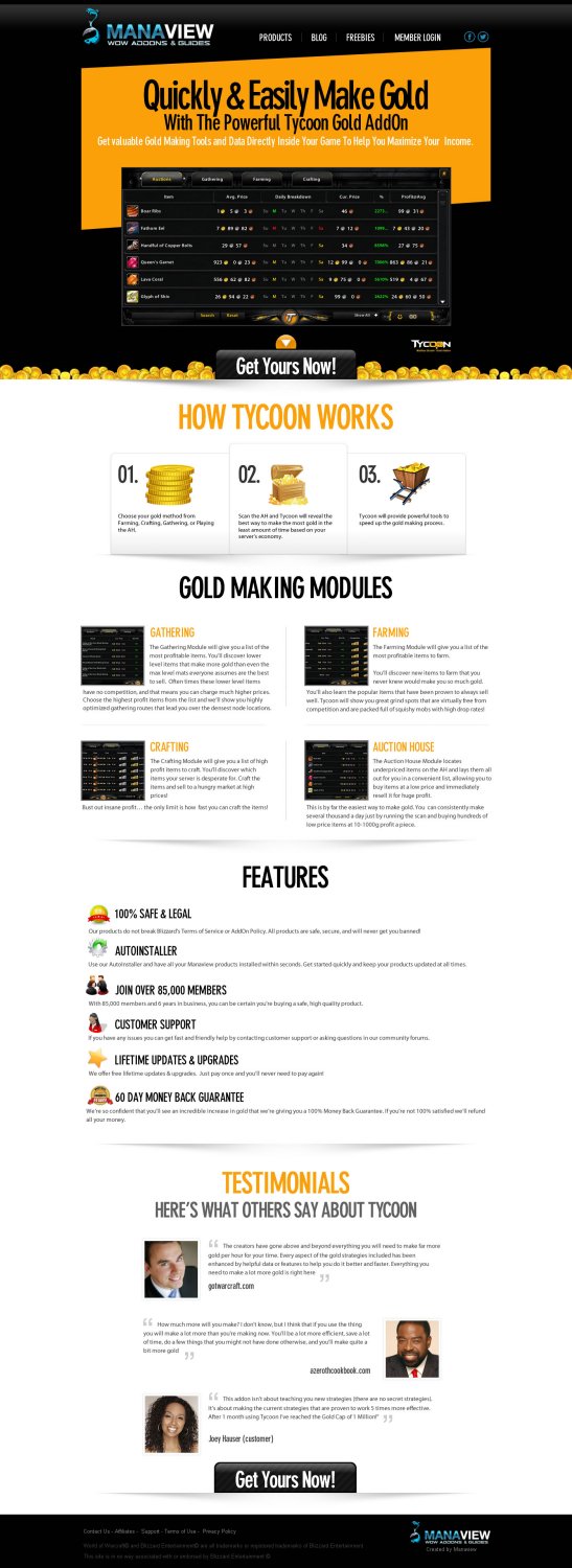 Landing Page Design by TechWise for Manaview | Design #1453713