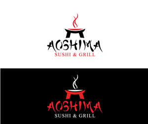 AOSHIMA Sushi & Grill | Logo Design by Mario
