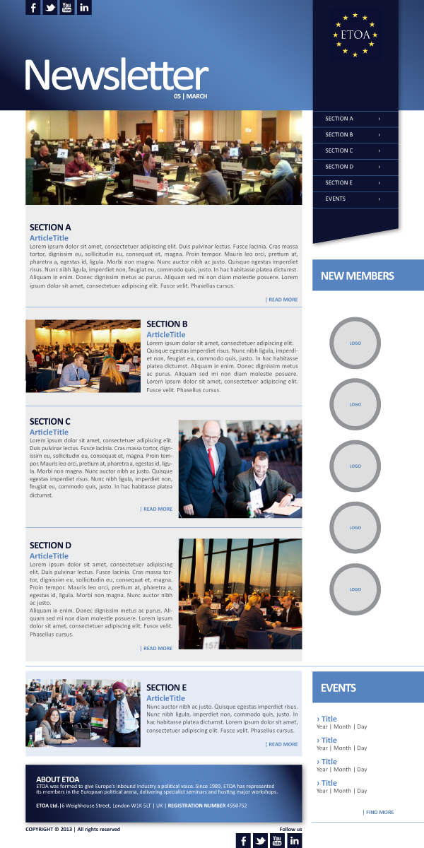 Newsletter Design by FMatos for this project | Design #1481804