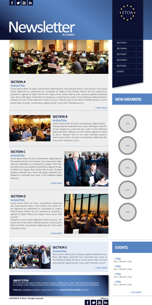 Newsletter Design by FMatos