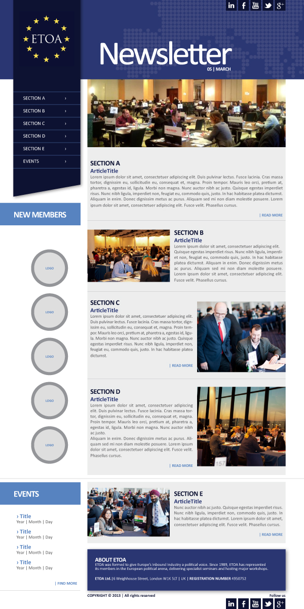 Newsletter Design by FMatos for this project | Design #1502805