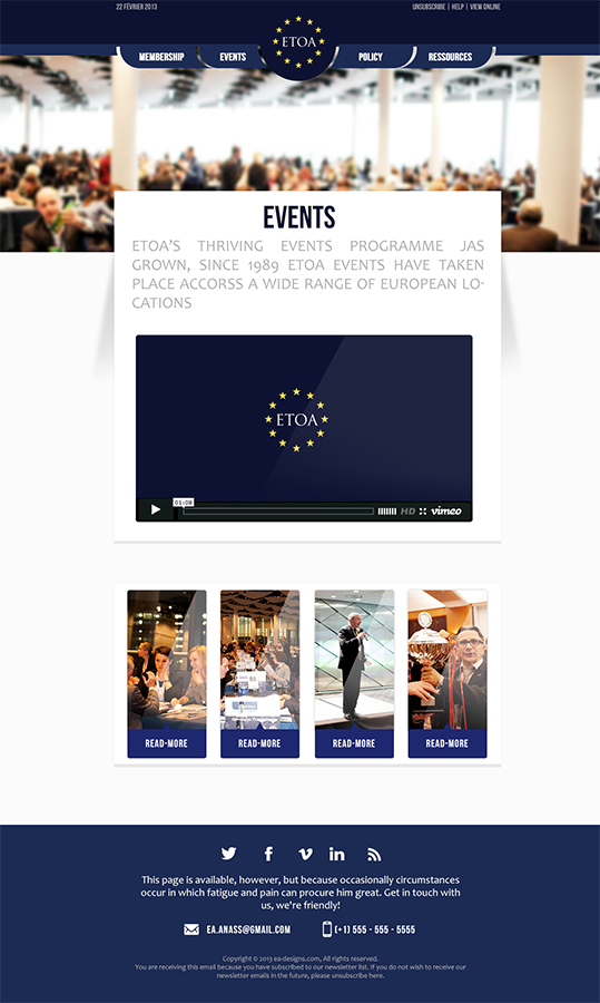 Newsletter-Design von Ananass-Templates für dieses Projekt | Design #1481970