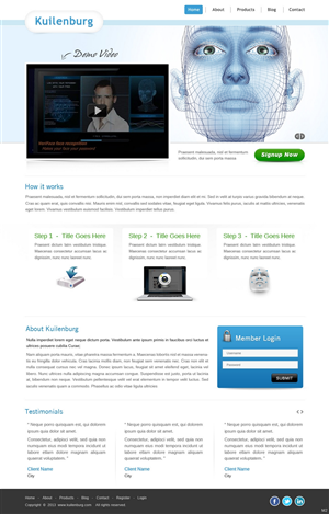 Web Design by pb for this project | Design: #1453359