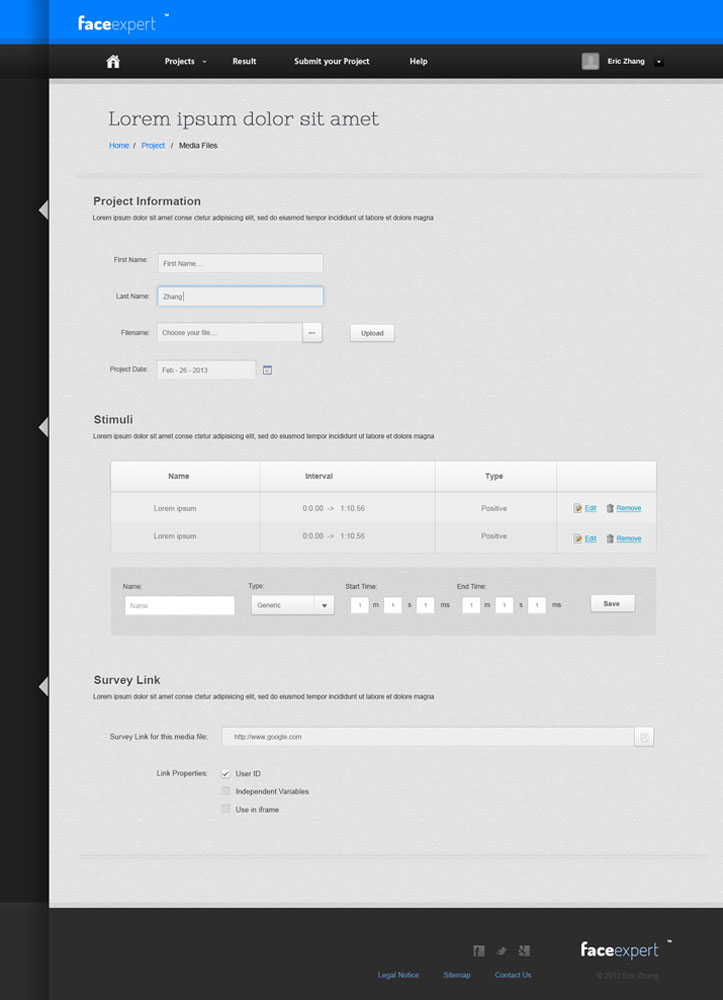 Web Design by Eric.Z for this project | Design #1529719