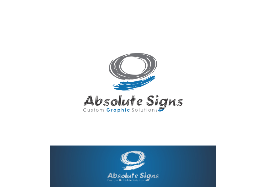 Logo Design by toothless99 for Absolute Signs | Design #260020