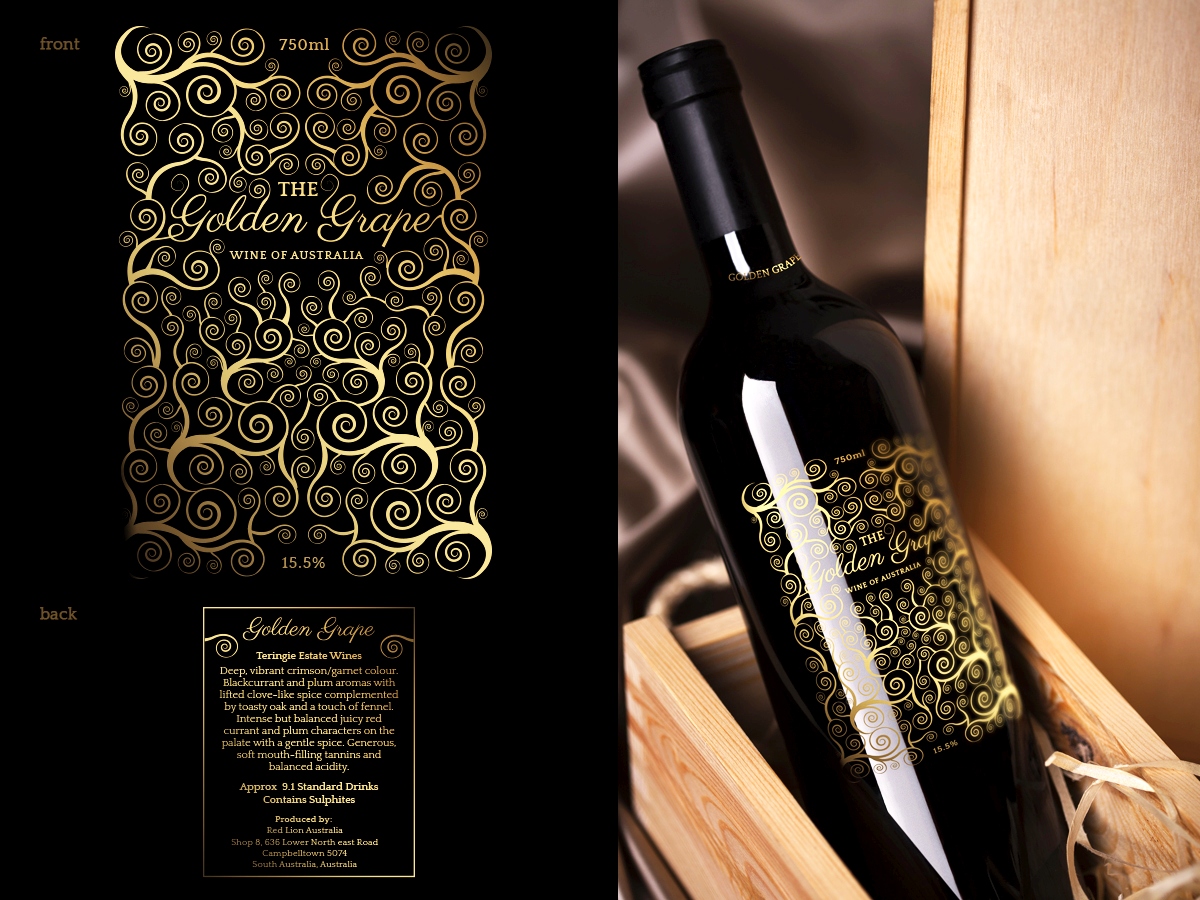 Label Design by MNM for Red Lion Australia | Design #5171992