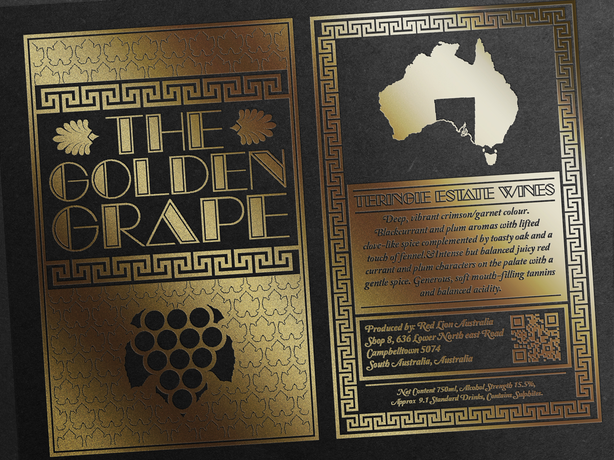 Etikett-Design von Jamie Roberts für Red Lion Australia | Design #5153482