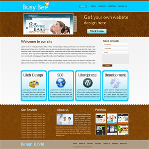 Web Design by ColorWebWorld for this project | Design #254648