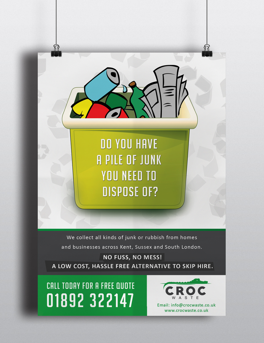 Flyer-Design von Eggo May P für Croc Waste | Design #5108575