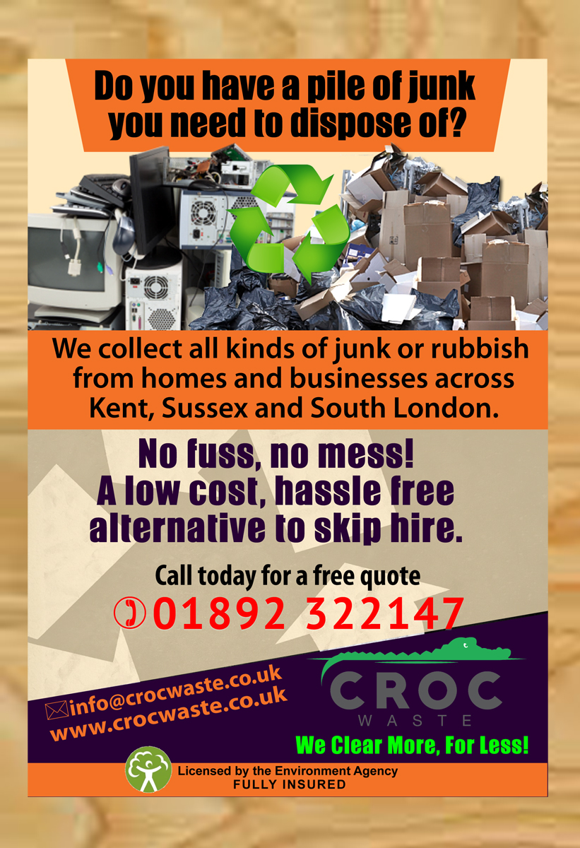 Flyer Design by Venus L. Penaflor for Croc Waste | Design #5101266