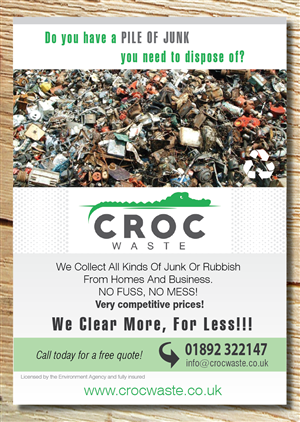 Flyer-Design von alex989 für Croc Waste | Design: #5100046