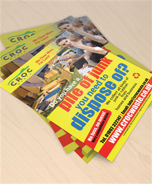 Flyer Design by Black Stallions Impressive Solutions for Croc Waste | Design #5104038