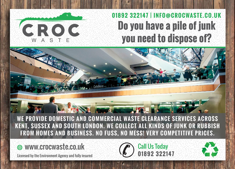 Design de Flyer par Mac Ruskin pour Croc Waste | Design #5103245