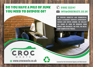 Flyer-Design von Mac Ruskin für Croc Waste | Design: #5103251