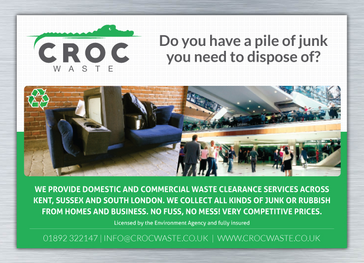 Flyer Design by Mac Ruskin for Croc Waste | Design #5111406