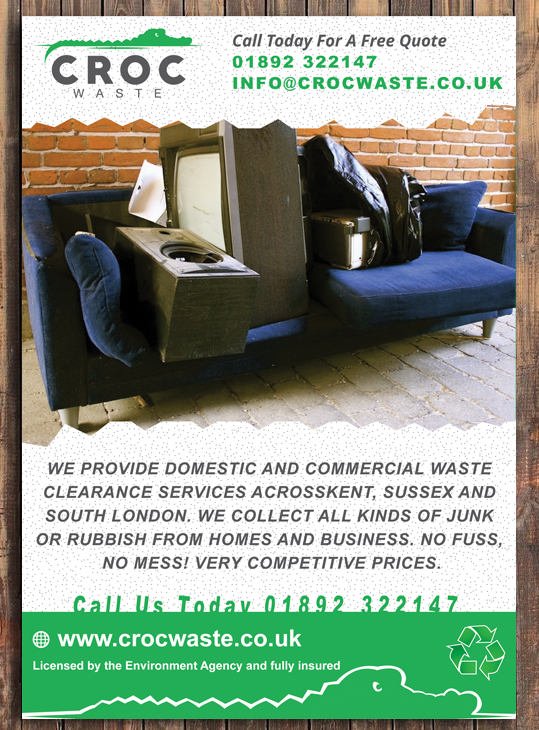 Flyer-Design von Mac Ruskin für Croc Waste | Design #5116551