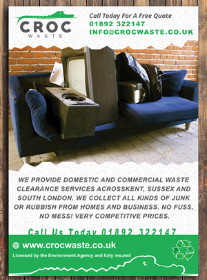 Flyer-Design von Mac Ruskin für Croc Waste | Design: #5116551