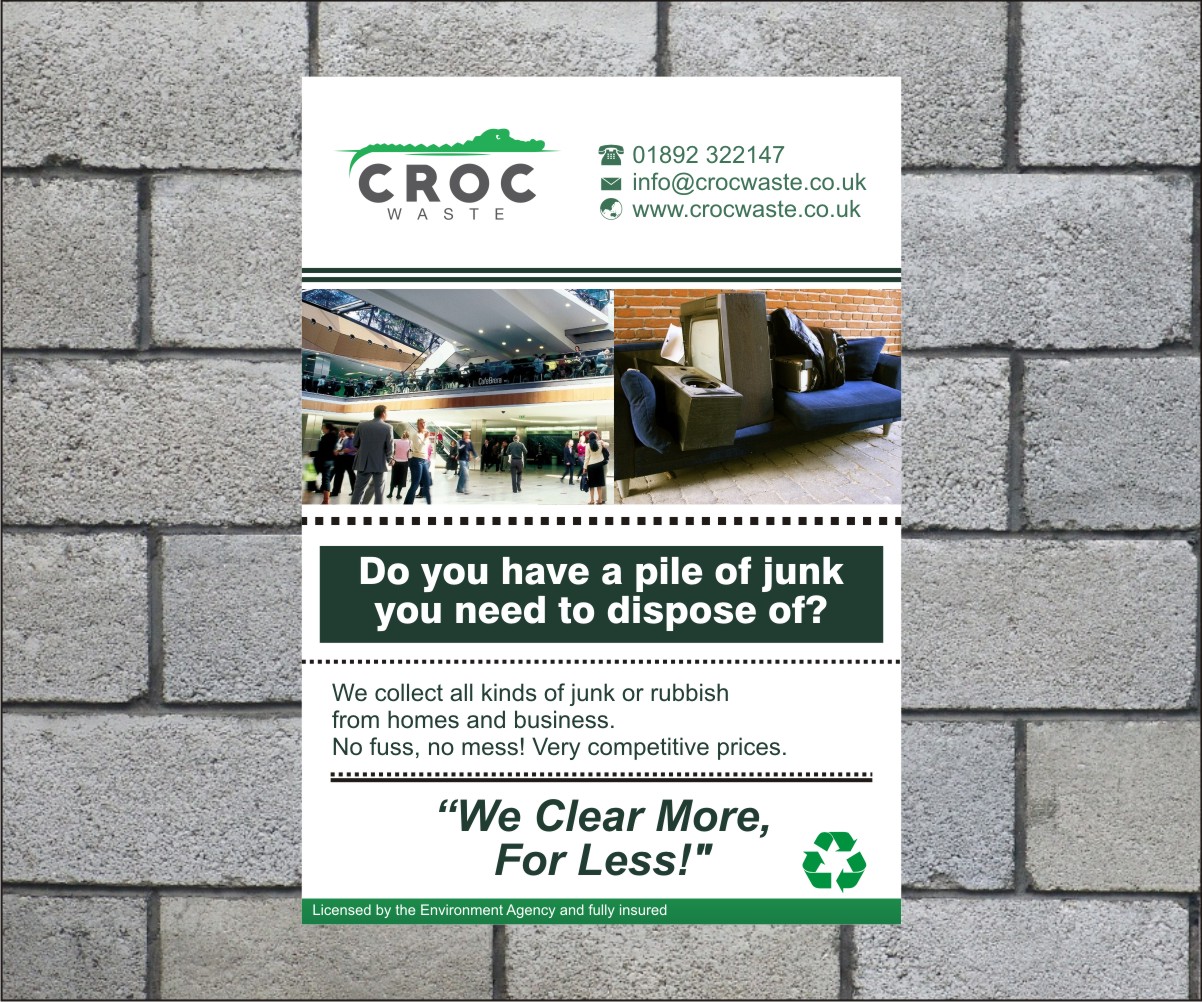 Flyer Design by MidantoGraphic for Croc Waste | Design #5099401