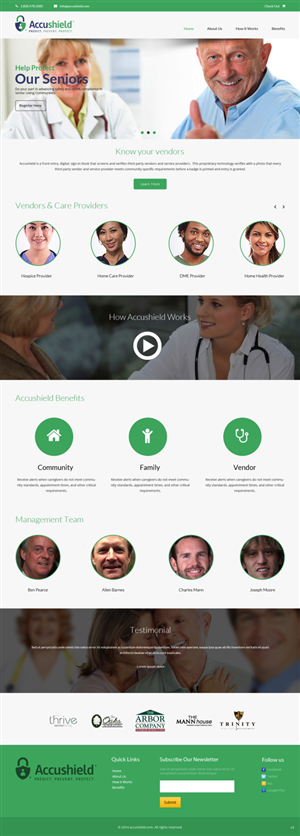 Web Design by pb for accushield | Design: #5106282