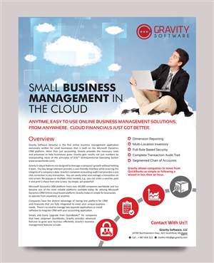 Gravity Software Overview Brochure | Broschüren-Design von rkailas