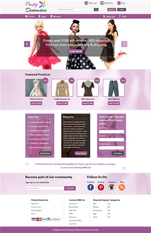 Web Design par Wings on web pour ce projet | Design #5238123