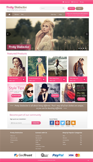 Web Design by pb for this project | Design: #5222534