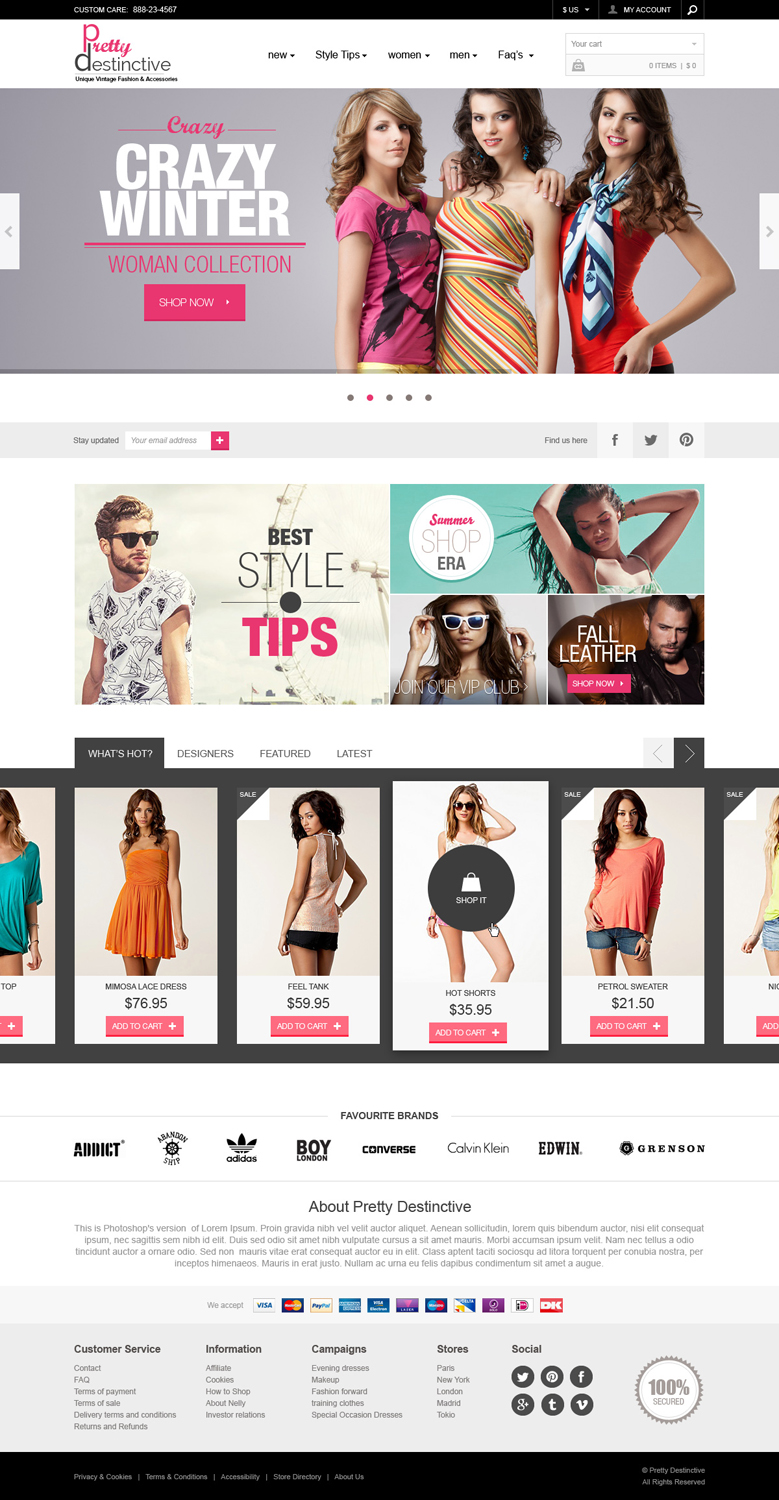 Web Design par OM pour ce projet | Design #5230843