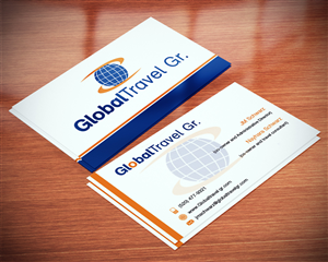 Business Card Design by Lanka Ama for Global travel GR | Design: #5099067