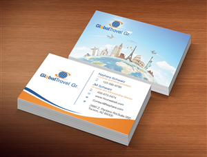 Business Card Design by Lanka Ama for Global travel GR | Design: #5099071