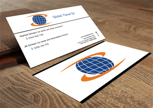 Business Card Design by Lanka Ama for Global travel GR | Design: #5099073