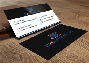 Business Card Design by Lanka Ama for Global travel GR | Design: #5099074