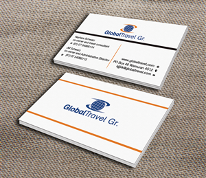 Business Card Design by Lanka Ama for Global travel GR | Design: #5099077