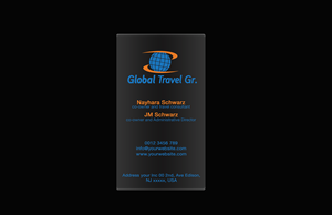 Business Card Design by Lanka Ama for Global travel GR | Design: #5099084