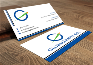 Business Card Design by Lanka Ama for Global travel GR | Design: #5099086