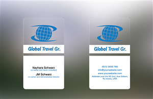 Business Card Design by Lanka Ama for Global travel GR | Design: #5099087