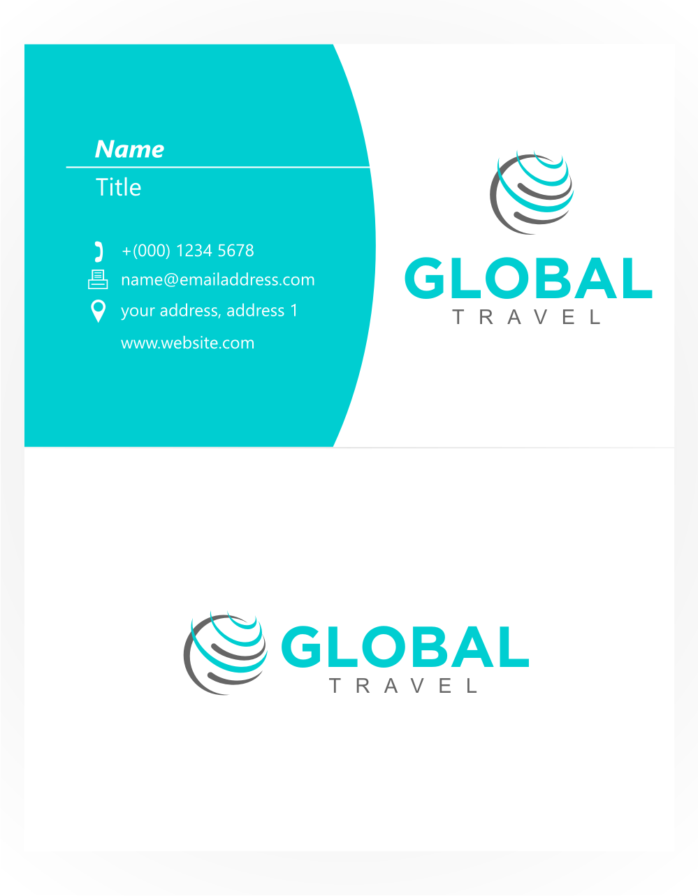 Business Card Design by R16 for Global travel GR | Design #5098272