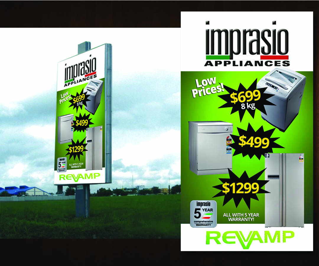 Signage Design by SUDHEESH.V for Applianceoutlet ltd | Design #5118090