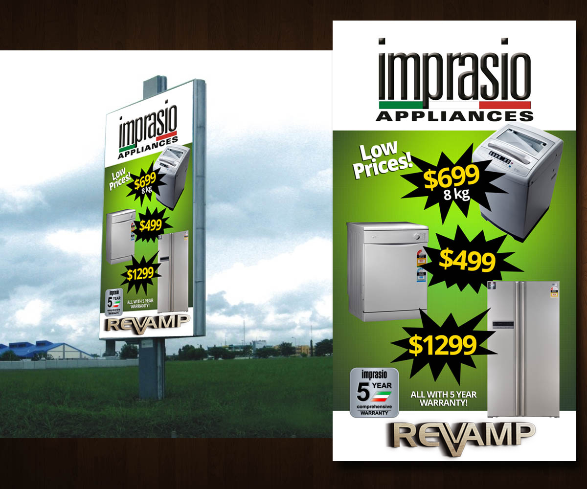 Signage Design by SUDHEESH.V for Applianceoutlet ltd | Design #5123991