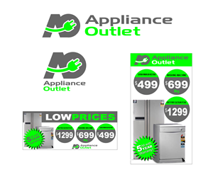 Signage Design by GliderGraphx for Applianceoutlet ltd | Design: #5154775