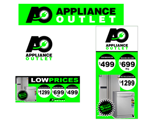 Signage Design by GliderGraphx for Applianceoutlet ltd | Design: #5155147