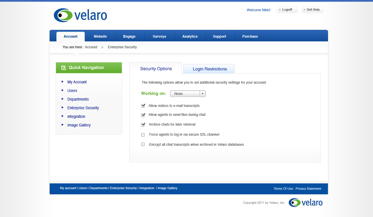 Web Design by Nikki_26pixel for Velaro, Inc. | Design #260302