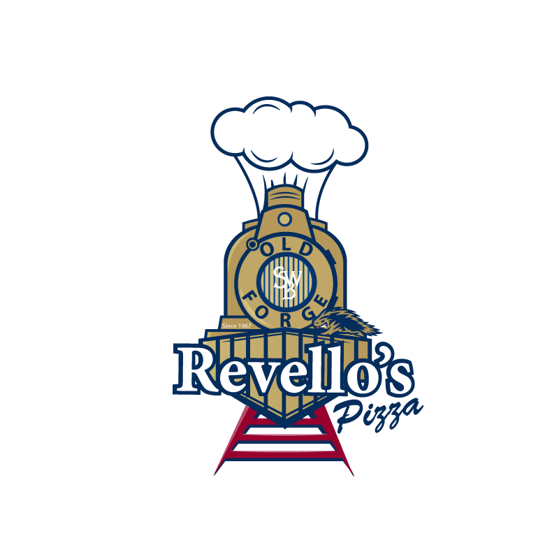 Diseño de Logo por Phenex Designs para Revello's Old Forge Pizza in Kingston | Diseño #1458491