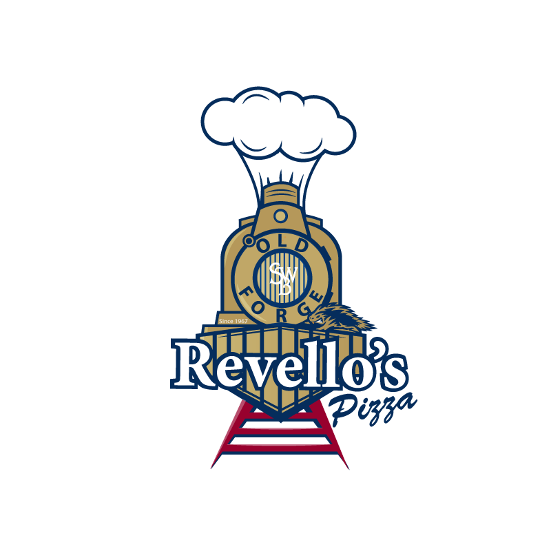 Diseño de Logo por Phenex Designs para Revello's Old Forge Pizza in Kingston | Diseño #1458500