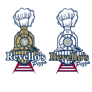 Diseño de Logo por Phenex Designs para Revello's Old Forge Pizza in Kingston | Diseño: #1462333