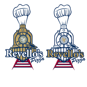 Diseño de Logo por Phenex Designs para Revello's Old Forge Pizza in Kingston | Diseño: #1463227