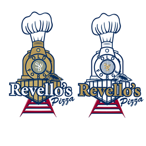 Diseño de Logo por Phenex Designs para Revello's Old Forge Pizza in Kingston | Diseño: #1469287
