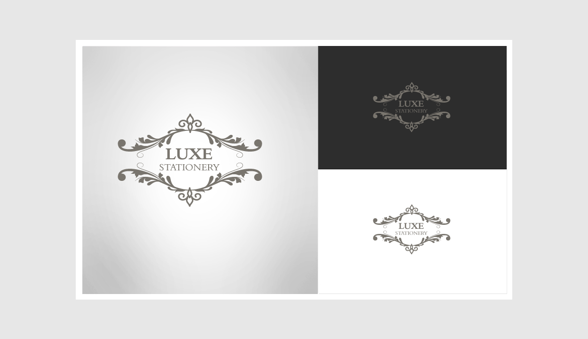 Logo Design by  Artman for Luxe Stationery | Design #5116072