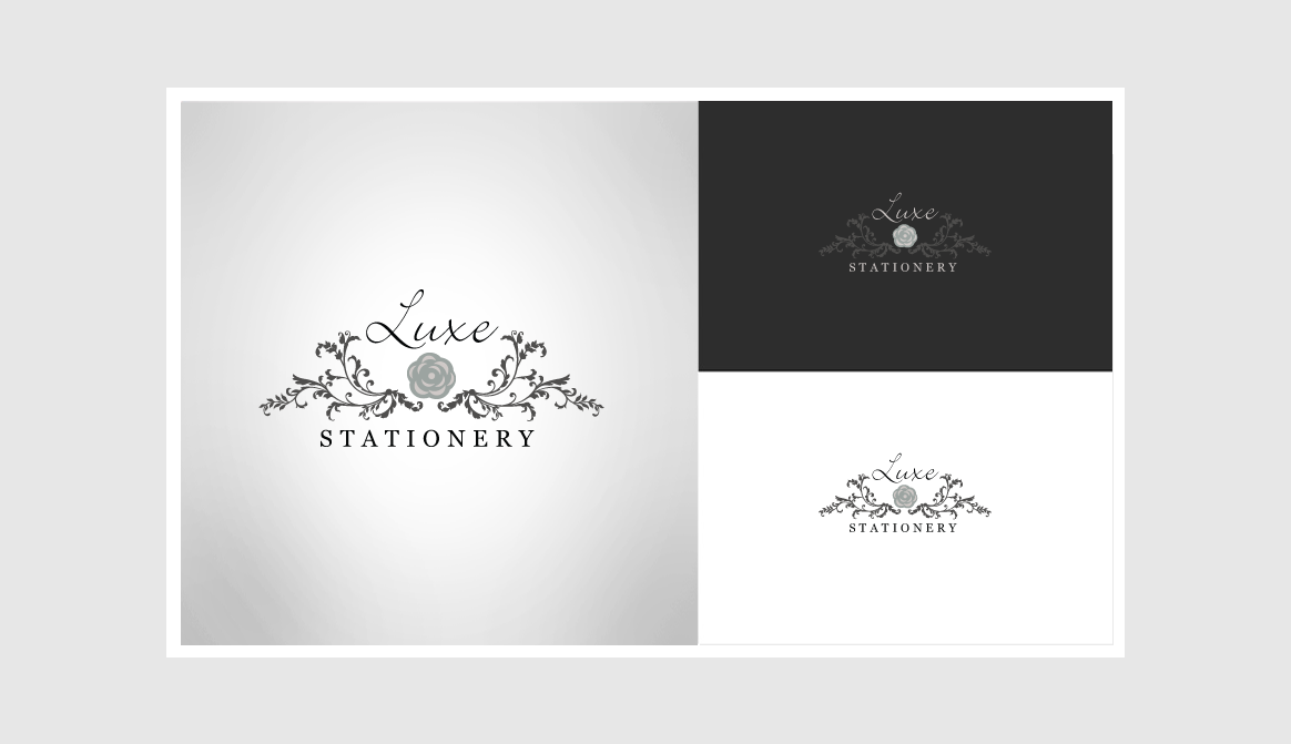 Logo Design by  Artman for Luxe Stationery | Design #5116074
